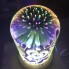 Настольный ночник светильник 3D колба с деревянной основой Новогодняя Tanbaby Starburst (NT 0008)