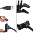 Держатель для телефона с LED подсветкой кольцо на прищепке для прямых трансляций чёрный Professional Live Stream