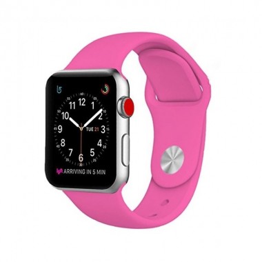 Ремешок для Apple Watch Silicone Band 42 mm Barbie Pink