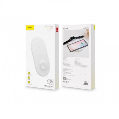 Беспроводная зарядка Baseus Wireless Charger Smart 2 в 1