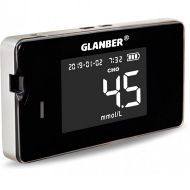 Глюкометр 4х1 глюкоза, гемоглобин, холестерин, мочевая кислота GLANBER