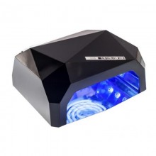 Уфо гибридная лампа для сушки геля Кристалл для ногтей 36W CCFL+LED Diamond Black