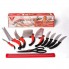 Набор кухонных ножей Contour Pro UTM Knives + магнитная рейка (11 предметов)