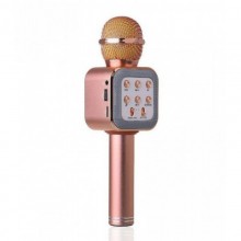 Микрофон караоке беспроводной WSTER WS1818 Pink