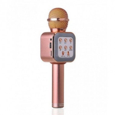 Микрофон караоке беспроводной WSTER WS1818 Pink