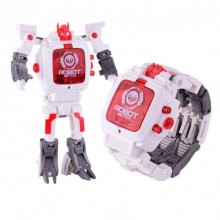 Детская игрушка Robot Watch часы робот трансформер 2 в 1 White