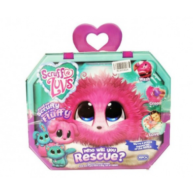 Игрушка сюрприз Scruff A Luvs Няшка Потеряшка Пушистик Розовая