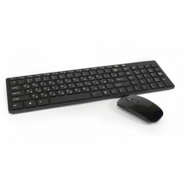 Беспроводный комплект (клавиатура и мышка) WIRELESS K06 Black