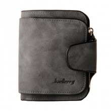 Кошелек клатч замшевый Женский Baellerry Forever Mini Dark Grey