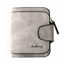 Кошелек клатч замшевый Женский Baellerry Forever Mini 2346 Серый Grey