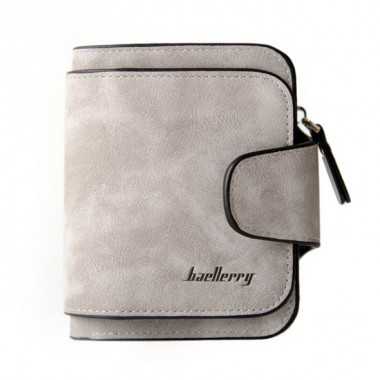 Кошелек клатч замшевый Женский Baellerry Forever Mini 2346 Серый Grey