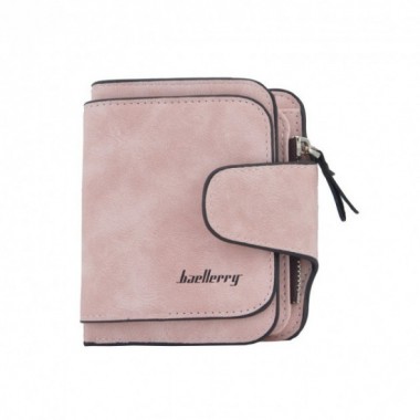 Кошелек клатч замшевый Женский Baellerry Forever Mini Пудровый