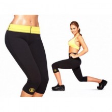 Бриджи шорты для похудения Hot Shapers, Черные с желтым