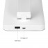 Настольная лампа ID&ND LED светильник с беспроводной зарядкой QI 2 в 1 USB Silver