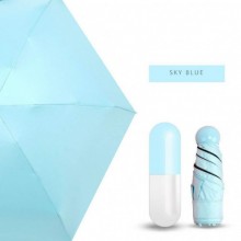 Мини-зонт в капсуле Capsule Umbrella Голубой