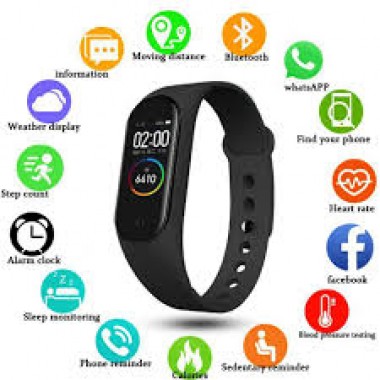 Фитнес браслет Smart Band M4 черный