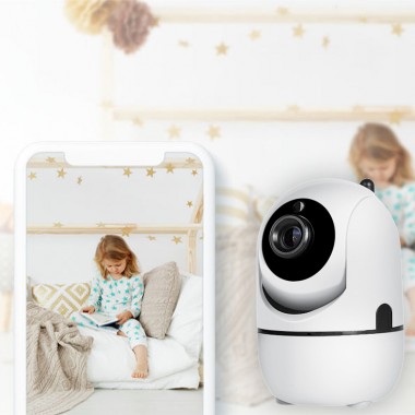 Беспроводная, поворотная Full HD Smart IP-камера 2Mp + карта памяти 32 Гб