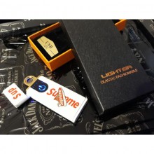 Электронная USB зажигалка BMW Черная