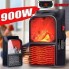 Портативный обогреватель с экраном для имитацией камина Flame Heater 400 Вт + пульт (PD1047341)