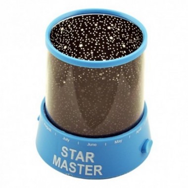 Проектор звездного неба ночник Star Master с USB-кабелем и адаптером Blue