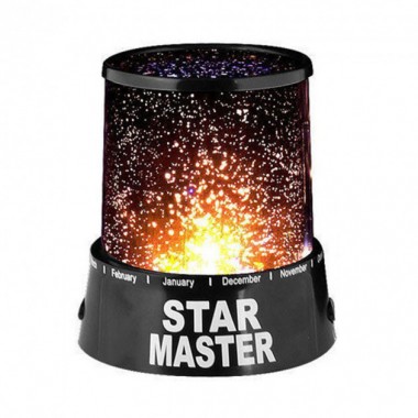 Мини проектор звездного неба ночник Star Master с USB-кабелем и адаптером Black (2015)