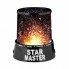 Мини проектор звездного неба ночник Star Master с USB-кабелем и адаптером Black (2015)