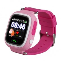 Умные детские часы Smart Baby Watch Q80 Розовые