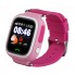 Умные детские часы Smart Baby Watch Q80 Розовые