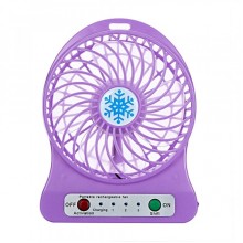 Вентилятор Переносний портативний Portable Fan Mini Фиолетовый