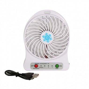 Вентилятор мини Переносной портативный Portable Fan Mini Белый