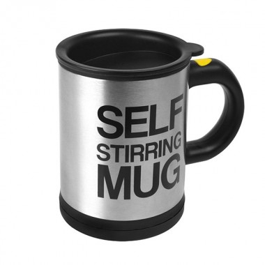 Чашка кружка-мешалка Self Stirring Mug 350 мл BLACK (2019)