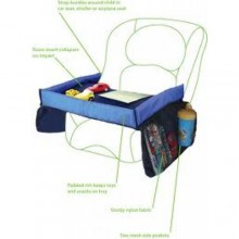 Столик детский универсальный дорожный для автокресла Play Snack Tray синий (W2287) 