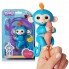 Интерактивная обезьянка fingerlings happy monkey Голубой (W78)