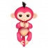 Интерактивная обезьянка fingerlings happy monkey Розовый (W78)